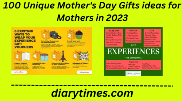 100 Unique Mother's Day Gifts ideas for Mothers in 2023