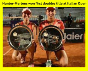 Hunter-Mertens won first doubles title at Italian Open