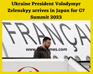 G7 Summit 2023: Ukraine President Volodymyr Zelenskyy arrives in Japan for G7 Summit 2023