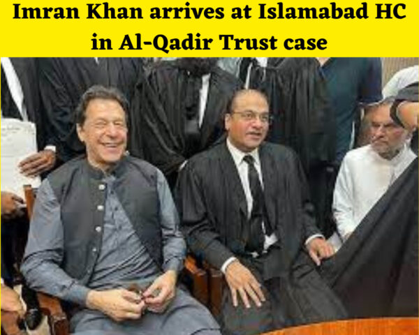 Imran Khan arrives at Islamabad HC in Al-Qadir Trust case