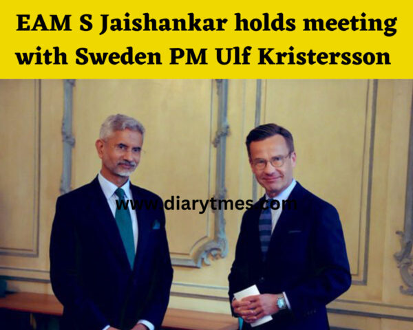 EAM S Jaishankar holds meeting with Sweden PM Ulf Kristersson