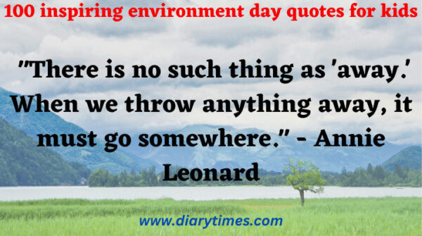 100 inspiring environment day quotes for kids