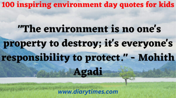 100 inspiring environment day quotes for kids