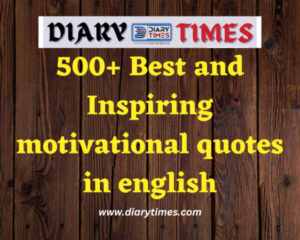 500+ Best and Inspiring motivational quotes in english