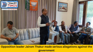 Opposition leader Jairam Thakur made serious allegations against the government