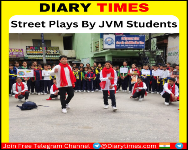 Students of Jindal Vidya Mandir, Sholtu Along With Safety Department JSW took a Small Initiative against drugs on 'No Tobacco Day'.