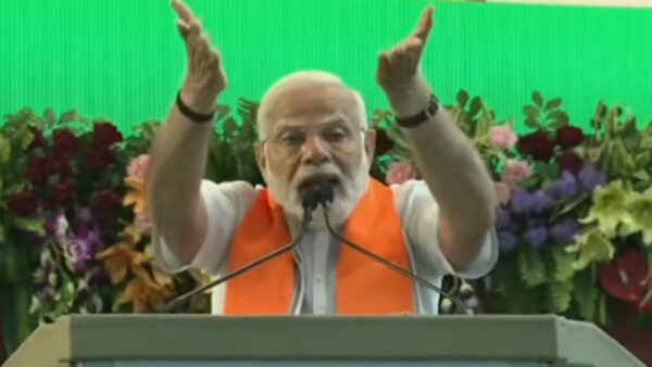 Prime Minister Modi addressed workers in BJP Mera Booth Sabse Strong campaign in Bhopal.
