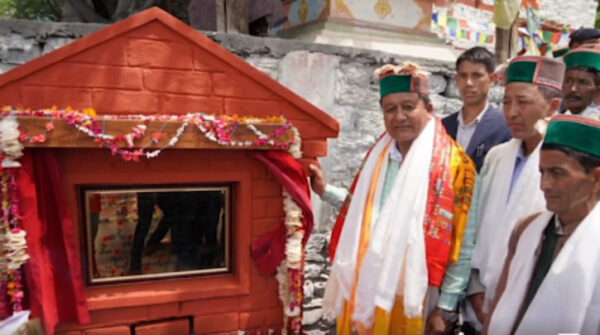 Tribal Development Minister Jagat Singh Negi visited Labrang and Rispa panchayats of Kinnaur district and took stock of the ongoing development works in the area.