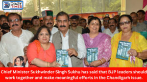 Chief Minister Sukhwinder Singh Sukhu has said that BJP leaders should work together and make meaningful efforts in the Chandigarh issue.