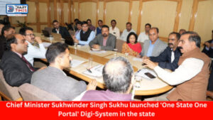 Himachal News : Chief Minister Sukhwinder Singh Sukhu launched 'One State One Portal' Digi-System in the state