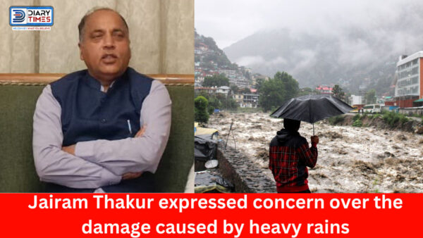 Himachal News : Jairam Thakur expressed concern over the damage caused by heavy rains - urged the Center to provide all possible help to the state