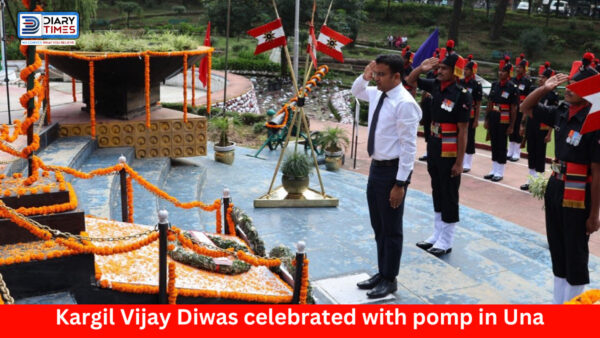 Kargil Vijay Diwas : Kargil Vijay Diwas celebrated with pomp in Una