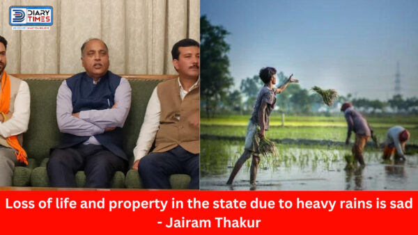 Himachal News : Loss of life and property in the state due to heavy rains is sad - Jairam Thakur