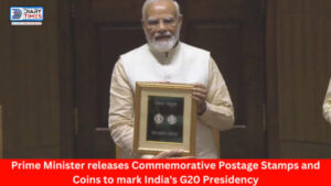 Prime Minister releases Commemorative Postage Stamps and Coins to mark India's G20 Presidency