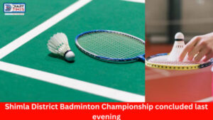 Shimla News : Shimla District Badminton Championship concluded last evening