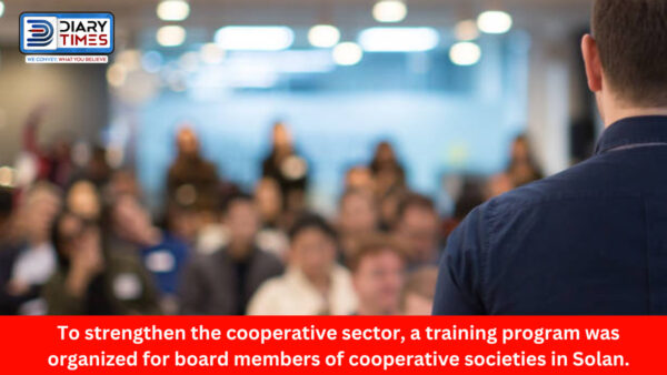 To strengthen the cooperative sector, a training program was organized for board members of cooperative societies in Solan.