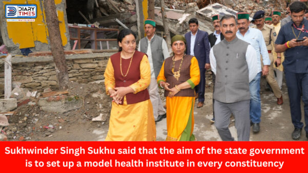 Himachal News : CM Sukhwinder Singh Sukhu said that the aim of the state government is to set up a model health institute in every constituency