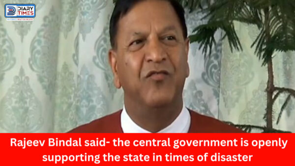 Shimla News : Rajeev Bindal said- the central government is openly supporting the state in times of disaster