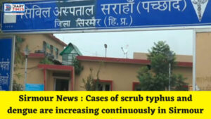 Sirmour News : Cases of scrub typhus and dengue are increasing continuously in Sirmour district