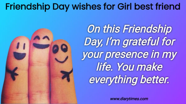 Best 100 Friendship Day wishes for Girl best friend in 2023