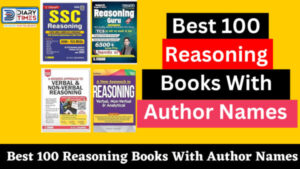 Best 100 Reasoning Books With Author Names For Government Jobs Preparations In 2023-24