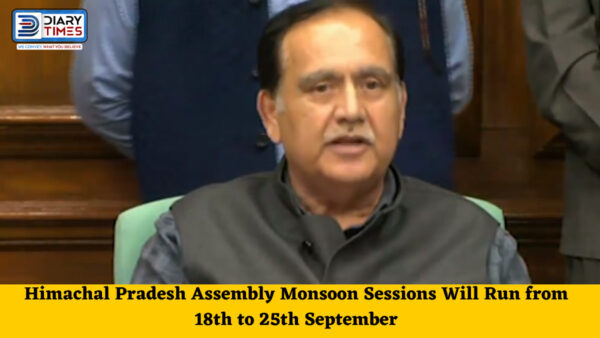 Himachal Pradesh Assembly Monsoon Sessions Will Run from 18th to 25th September