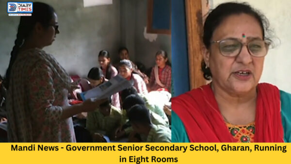 Mandi News - Government Senior Secondary School, Gharan, Running in Eight Rooms, Got Washed Away in the Flood, Sukhu Government Unconscious.