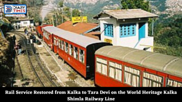 Rail Service Restored from Kalka to Tara Devi on the World Heritage Kalka Shimla Railway Line