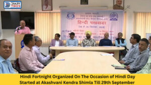 Shimla News - Hindi Fortnight Organized On The Occasion of Hindi Day Started at Akashvani Kendra Shimla Till 29th September