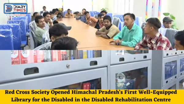 Una News - Red Cross Society Opened Himachal Pradesh's First Well-Equipped Library for the Disabled in the Disabled Rehabilitation Centre