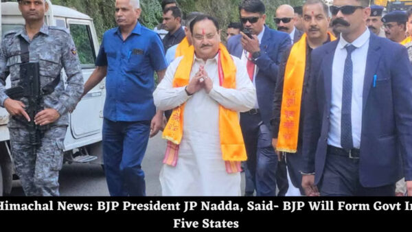 Himachal News: BJP President JP Nadda, Said- BJP Will Form Govt In Five States