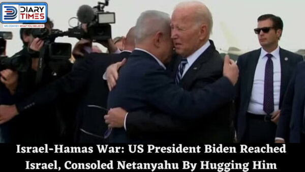 Israel-Hamas War: US President Biden Reached Israel, Consoled Netanyahu By Hugging Him