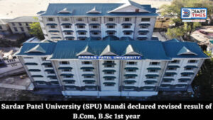 Sardar Patel University (SPU) Mandi declared revised result of B.Com, B.Sc 1st year