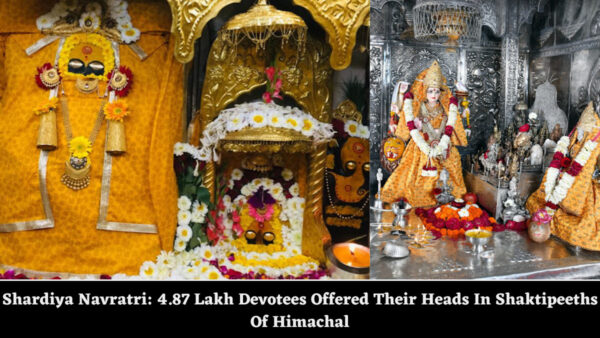 Shardiya Navratri: 4.87 Lakh Devotees Offered Their Heads In Shaktipeeths Of Himachal