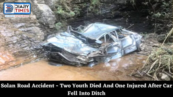 Solan Road Accident - Two Youth Died And One Injured After Car Fell Into Ditch