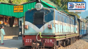 After Five Months, The Train Reached Jogindernagar Railway Station. - Photo: Diary Times