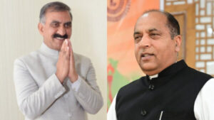Chief Minister Sukhvinder Singh Sukhu and Leader of Opposition Jairam Thakur. - Photo: Diary Times