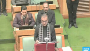 Chief Minister Sukhvinder Singh Sukhu presenting the budget. - Photo: Diary Times