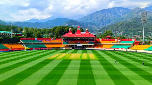 The match between India and England will be held in the beautiful Dharamshala Stadium - Photo: Diary Times