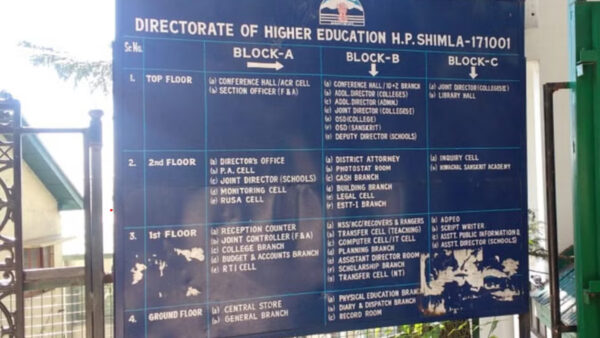 Directorate of Higher Education Himachal - Photo: Diary Times