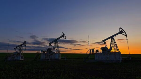 File photo: This is a view showing an oil pump jacks outside Almetyevsk in the Republic of Tatarstan, Russia. Reuters/Alexander Manzyuk/file photo (Reuters)