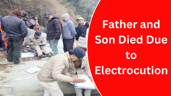 Police investigating the death of father and son due to electrocution. - Photo: Diary Times