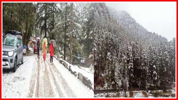 Snowfall in McLeodganj - Photo: Diary Times