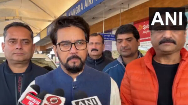 Union Minister Anurag Thakur – Photo: ANI