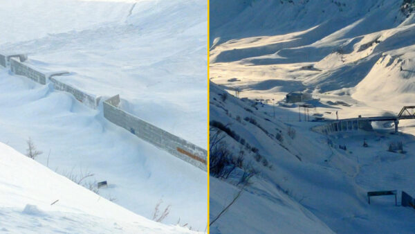 Avalanche at ATR North Portal