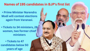 BJP's first list released - Photo: Diary Times