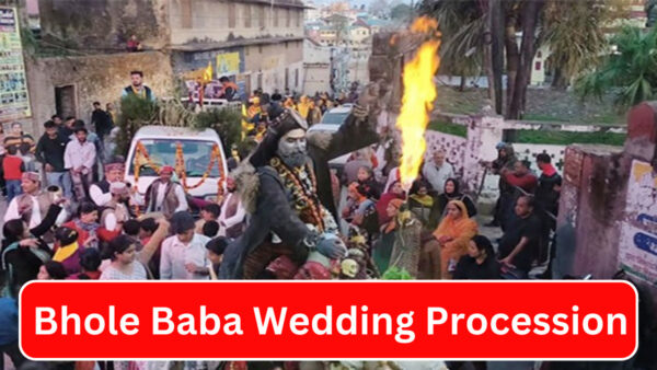 Bhole Baba wedding procession in Nahan