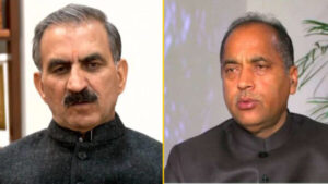 Chief Minister Sukhvinder Singh Sukhu and Leader of Opposition Jairam Thakur. - Photo: Diary Times Archives