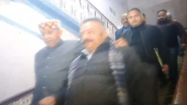Deputy Chief Minister Mukesh Ahinhotri with Education Minister Rohit Thakur. video grab - Photo: Diary Times