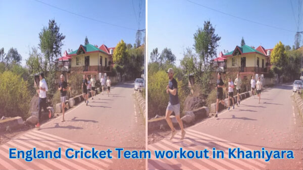 England cricket team players did workout in Khaniyara village - Photo: Diary Times